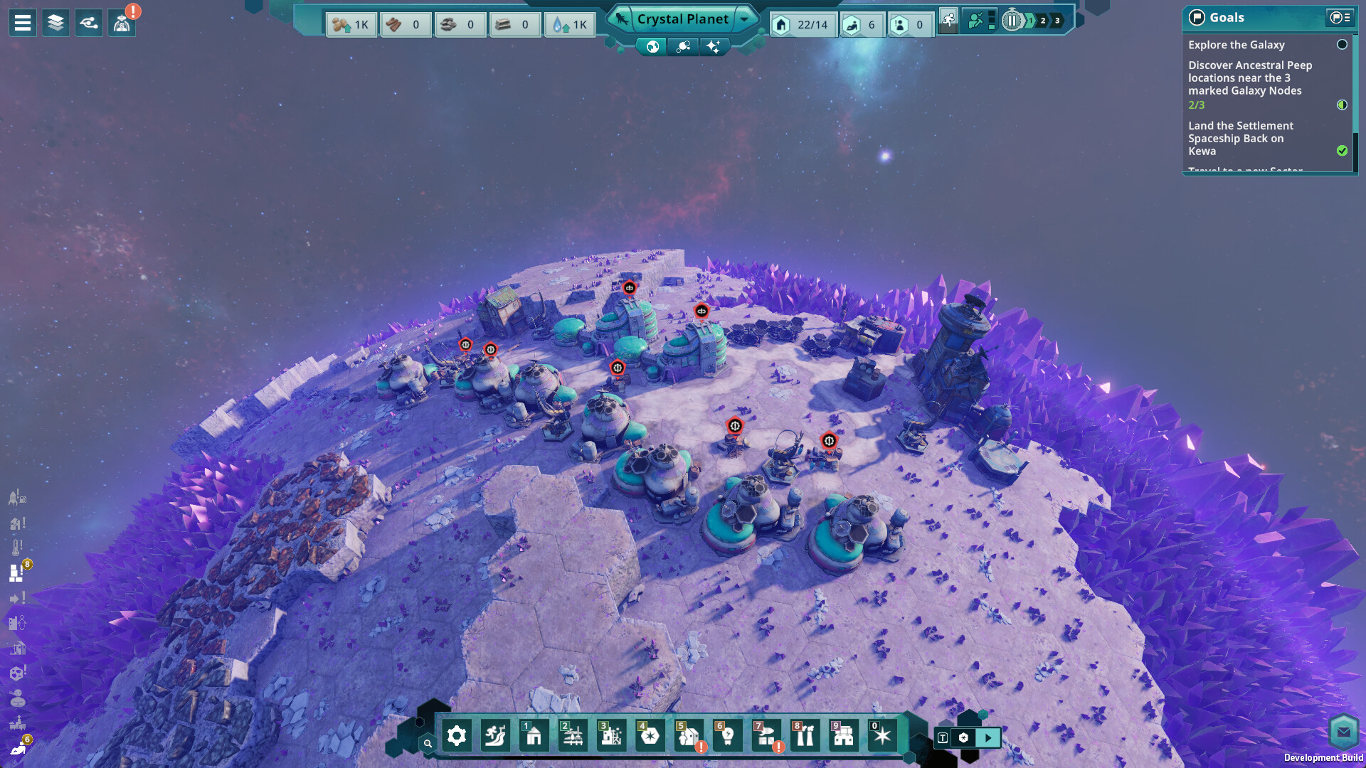 Planets and outposts screenshot