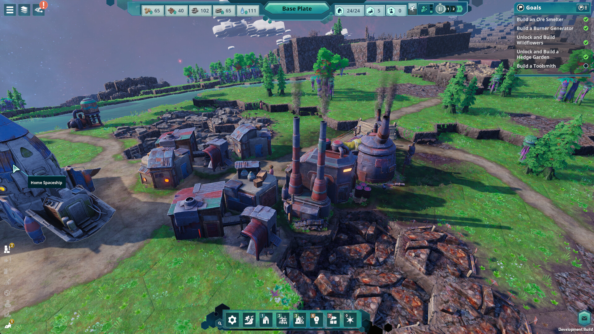 Resources and production chains screenshot